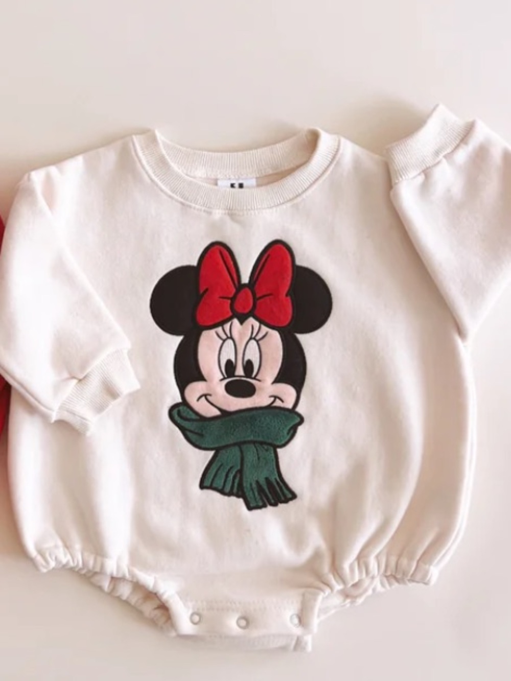 Minnie Fleece Lined Bodysuit